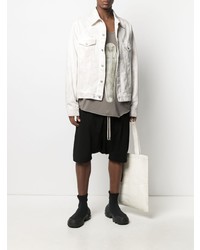 graues bedrucktes Trägershirt von Rick Owens DRKSHDW