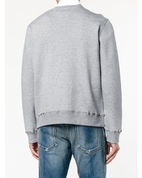 graues beschlagenes Sweatshirt von Valentino