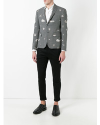 graues besticktes Sakko von Thom Browne