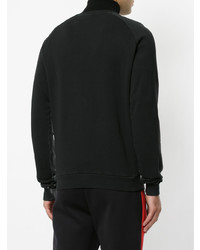 graues besticktes Sweatshirt von Pierre Balmain