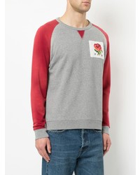 graues besticktes Sweatshirt von Kent & Curwen