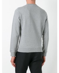 graues besticktes Sweatshirt von Loewe