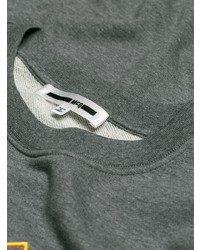 graues besticktes Sweatshirt von McQ Alexander McQueen