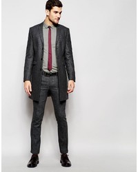 graues Businesshemd von Asos