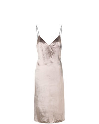 graues Camisole-Kleid aus Satin von Rag & Bone