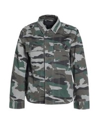 graues Camouflage Jeanshemd von J.Crew