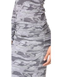 graues Camouflage Kleid von Monrow