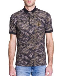 graues Camouflage Polohemd