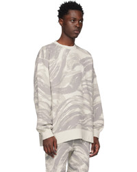 graues Camouflage Sweatshirt von Moncler Genius