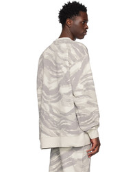 graues Camouflage Sweatshirt von Moncler Genius