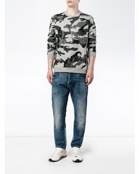 graues Camouflage Sweatshirt von Valentino