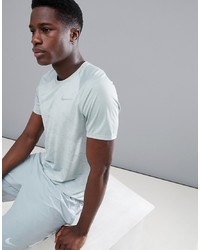 graues Camouflage T-Shirt mit einem Rundhalsausschnitt von Nike Running