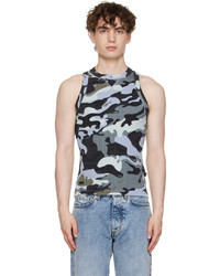 graues Camouflage Trägershirt