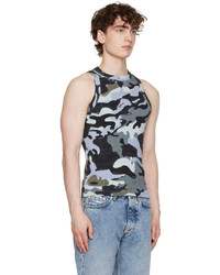 graues Camouflage Trägershirt von Eytys