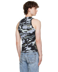 graues Camouflage Trägershirt von Eytys