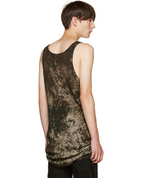 graues Camouflage Trägershirt von 11 By Boris Bidjan Saberi