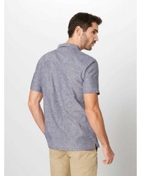 graues Chambray Kurzarmhemd von Lyle & Scott