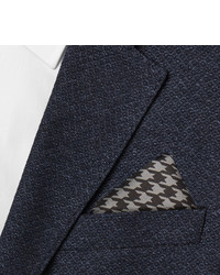 graues Einstecktuch mit Hahnentritt-Muster von Tom Ford