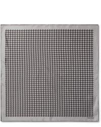 graues Einstecktuch mit Hahnentritt-Muster von Tom Ford