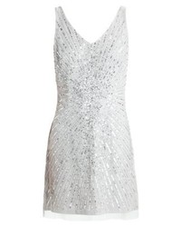 graues Etuikleid von Lace & Beads