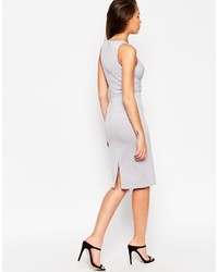 graues figurbetontes Kleid von Asos