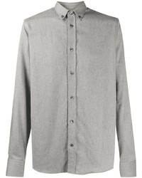 graues Flanell Langarmhemd von Filippa K