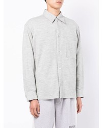 graues Flanell Langarmhemd von 3.1 Phillip Lim