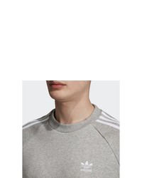 graues Fleece-Sweatshirt von adidas Originals