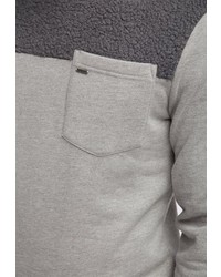 graues Fleece-Sweatshirt von Dreimaster