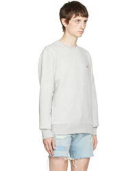 graues Fleece-Sweatshirt von Levi's