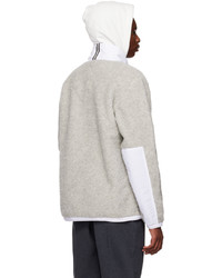 graues Fleece-Sweatshirt von Canada Goose