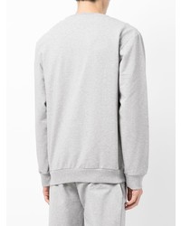 graues Fleece-Sweatshirt von Moschino