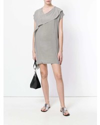 graues gerade geschnittenes Kleid von Ilaria Nistri
