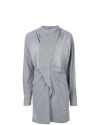 graues gerade geschnittenes Kleid von Isabel Marant Etoile