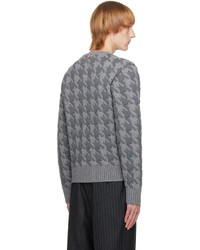 graues gestepptes Sweatshirt von Thom Browne
