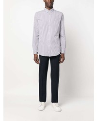 graues horizontal gestreiftes Polohemd von Polo Ralph Lauren