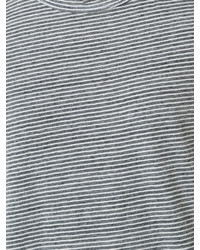 graues horizontal gestreiftes Trägershirt von Current/Elliott
