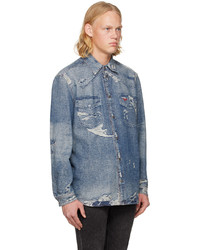 graues Jeanshemd von Diesel