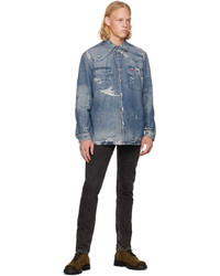 graues Jeanshemd von Diesel