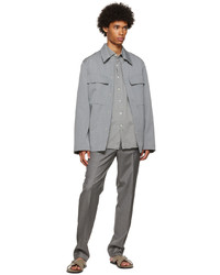 graues Jeanshemd von Zegna