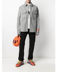 graues Jeanshemd von Heron Preston