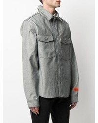 graues Jeanshemd von Heron Preston