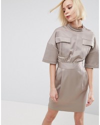 graues Kleid von Asos