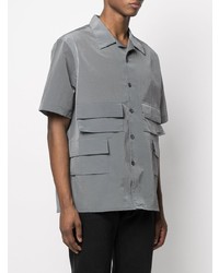 graues Kurzarmhemd von Givenchy