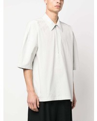 graues Kurzarmhemd von Jil Sander