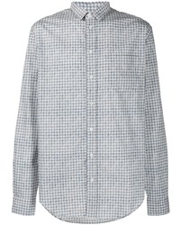 graues Langarmhemd mit Hahnentritt-Muster von Missoni