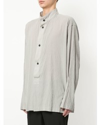 graues Langarmhemd von Issey Miyake Men