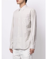 graues Langarmhemd von Comme des Garcons Homme