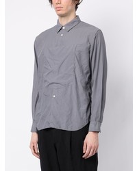 graues Langarmhemd von Comme des Garcons Homme Deux