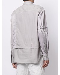 graues Langarmhemd von Comme des Garcons Homme